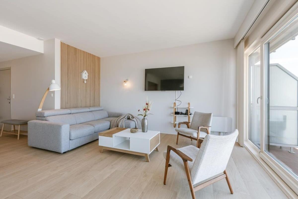 Huswell - Bright Seaview Apartment In Oostende ภายนอก รูปภาพ